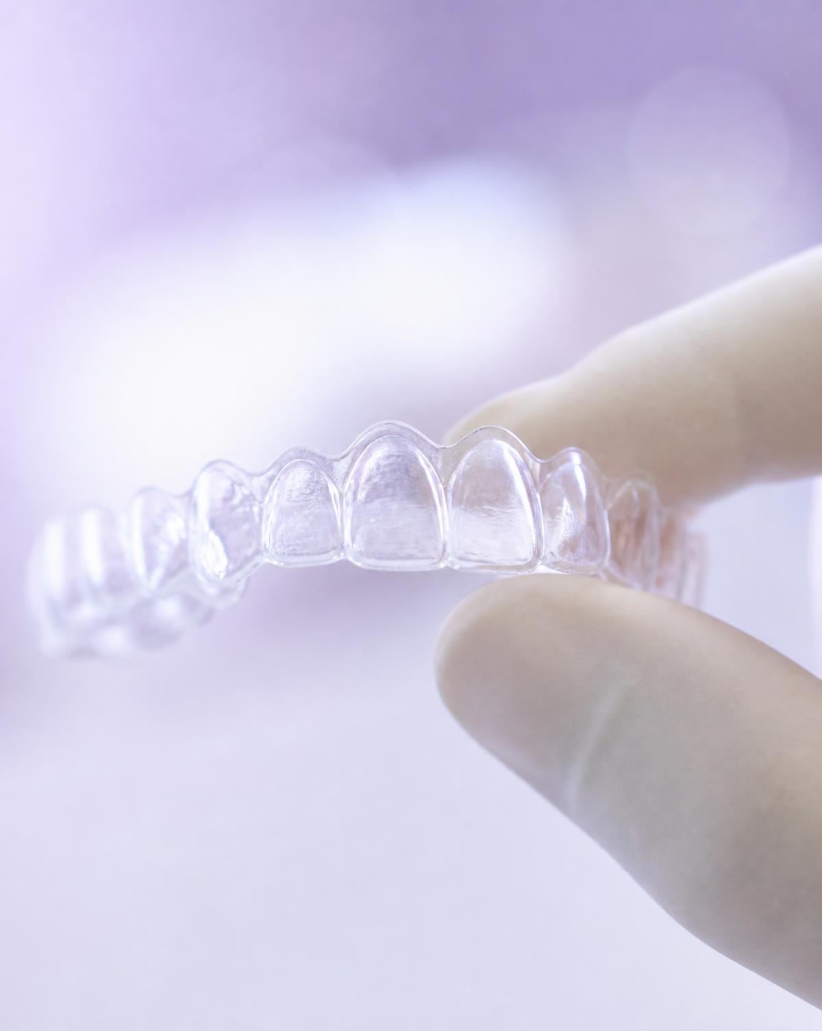 Gouttière orthodontique transparente